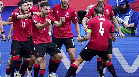 Georgia get 1st point but miss a win in 1-1 draw with Czech Republic at Euro 2024