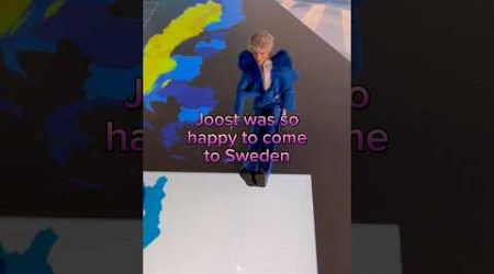 Joost was so happy to come to Sweden #joostklein #freejoost #europapa #justiceforjoost #eurovision