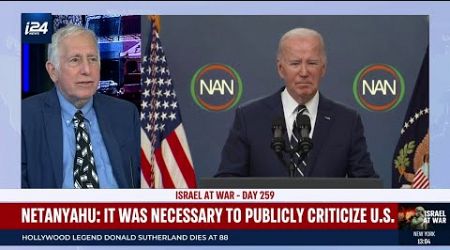 Marc Schulman: Netanyahu playing a &#39;dangerous game&#39; with US support in pursuit of a personal agenda
