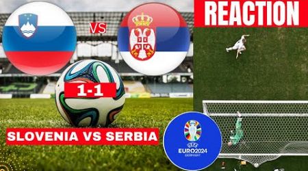 Slovenia vs Serbia 1-1 Live Stream Euro 2024 Football Match Score Commentary Highlights Vivo Direct