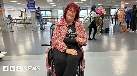 Wheelchair user 'left behind on airport tarmac'