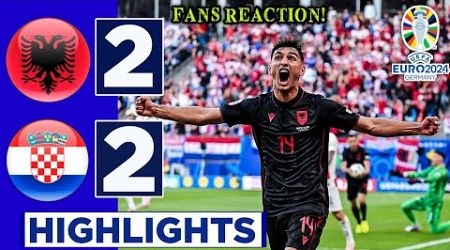 Croatia - Albania (2-2) HIGHLIGHTS | Euro 2024