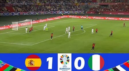 Spain vs Italy 1-0 | 2024 Euro | Match Highlights