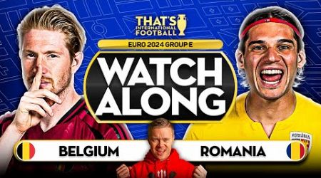 BELGIUM vs ROMANIA EURO 2024 Watchalong Mark GOLDBRIDGE LIVE