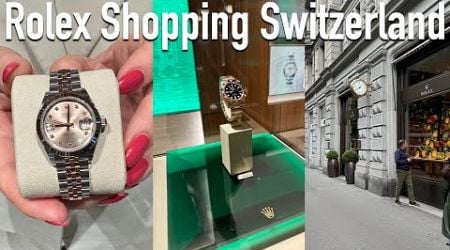Rolex Watch Shopping Zurich Switzerland Bucherer Beyer &amp;Watch Museum Daytona Submariner GMT Master?