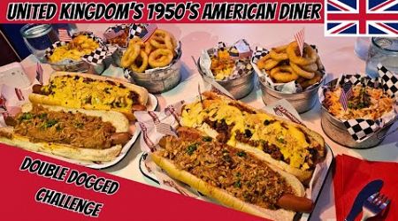 United Kingdom Double Dogged Challenge 1950s American Diner