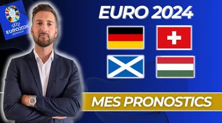 Pronostic Foot EURO 2024 : Mes 2 pronostics ALLEMAGNE SUISSE et ECOSSE HONGRIE