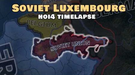 What if the Soviet Union swapped with Luxembourg? | HOI4 Timelapse