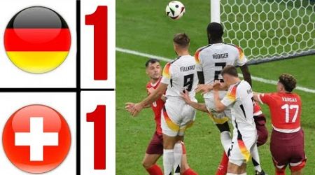 Switzerland - Germany HIGHLIGHTS | UEFA EURO 2024 Switzerland vs Germany GOAL 90+3