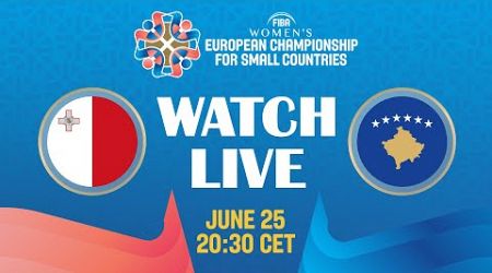 Malta v Kosovo | Full Basketball Game | FIBA Women&#39;s European Championship for Small Countries 2024