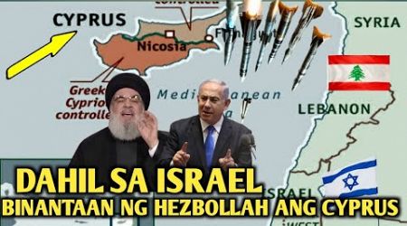 Dahil sa Isr@el binalaan ng Hezbollah ang Cyprus.Ano ang meron sa Cyprus at Israel?