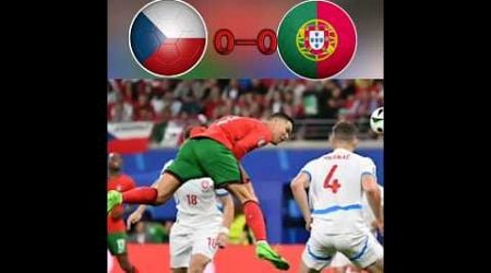 Portugal Vs Czechia (1-2) #shorts #football #portugal #trending #ronaldo