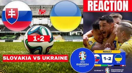 Slovakia vs Ukraine 1-2 Live Stream Euro 2024 Football Match Score Commentary Highlights en Direct