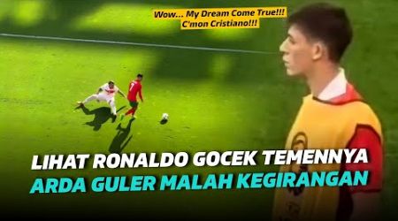 Melihat Sang Idola Bermain!!! Reaksi Wonderkid Turkey Arda Guler Jadi Sorotan Saat Lawan Ronaldo