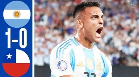 Argentina vs Chile 1-0 - Resumen y Goles - Copa America 2024