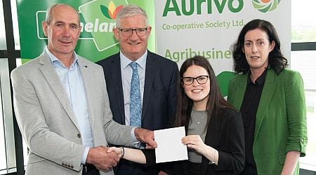  Ciara Browne is first recipient of the Aurivo Creeslough Student Support Programme