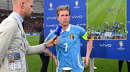 Belgium players, including Kevin De Bruyne, booed off by own fans after Euro 2024 clash