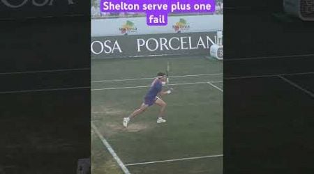 Ben Shelton serve plus one fail vs Paul Jubb in Mallorca #tennis #atp #atptour
