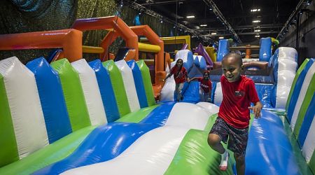 Bouncy Games: Giant pop-up inflatable playground offers fun for all ages