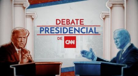 Debate presidencial de CNN entre Donald Trump y Joe Biden EEUU 2024
