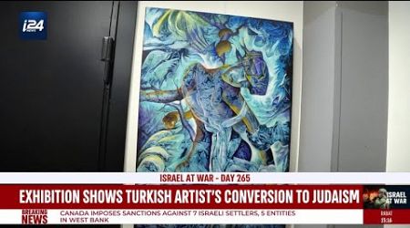 Exhibition shows Turkish artist&#39;s conversion to Judaism