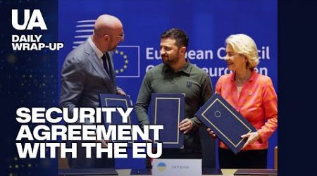 Ukraine signs a security agreement with the EU, Estonia and Lithuania