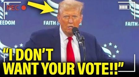 Trump MOCKS Voters TO THEIR FACE in AWFUL Speech