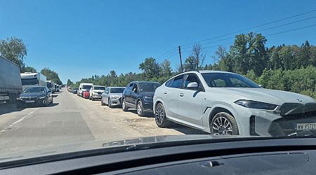 Luxury traffic jam on the Latvia-Belarus border signals a top spec sanctions loophole