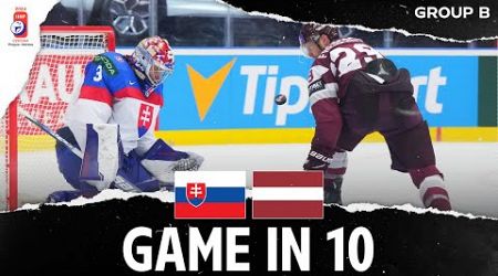 Game in 10: Slovakia vs Latvia | 2024 #MensWorlds