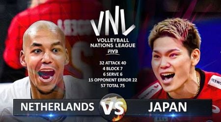 Netherlands vs Japan | Men&#39;s VNL 2024