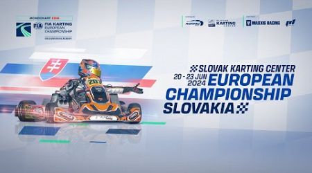 FIA Karting European Championship OK/Junior/Academy Round 3 Slovak Karting Center/Slovakia(Saturday)