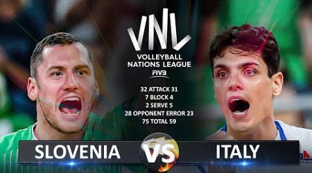 Slovenia vs Italy | Men&#39;s VNL 2024