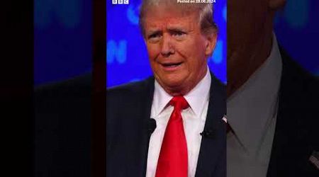 Who won the first US presidential debate - Joe Biden or Donald Trump? #USPolitics #BBCNews