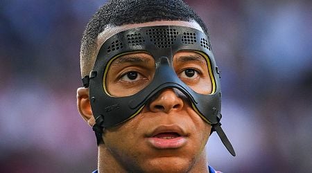 Kylian Mbappe forced to get new mask after problems emerge with France star's nose protection