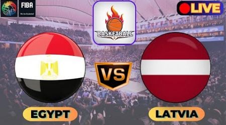 Latvia Vs Egypt Live Score Update Today FIBA International Basketball Match 2024