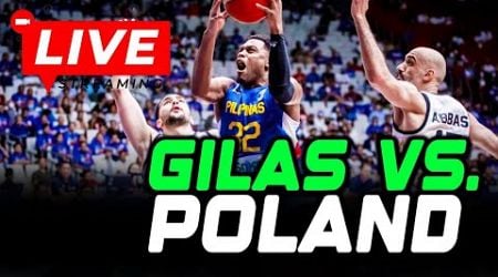 GILAS PILIPINAS VS. POLAND LIVE NOW! JUNE 30, 2024