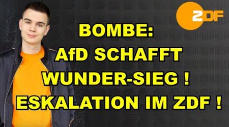 AfD schafft WUNDER! ESKALATION im ZDF!