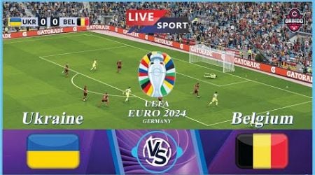 Ukraine vs Belgium | Euro-2024 | Match Live Today | video game Simulation