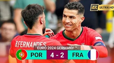 Portugal vs France 4-2 - Ronaldo Brace EURO 2024 Highlights &amp; All Goals