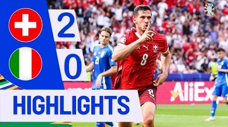 Schweiz vs. Italien 2:0 HIGHLIGHTS | UEFA Euro 2024