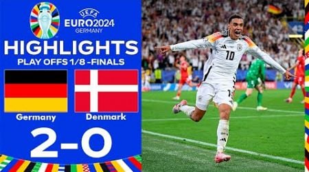 Jamal Musiala Goal | Germany vs Denmark 2-0 Highlights Goals | UEFA EURO 2024