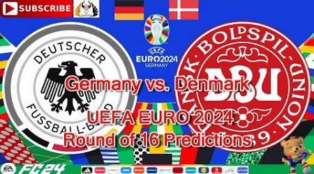 Germany vs. Denmark | Euro 2024 European Championship Round of 16 | Predictions EA Sports FC24