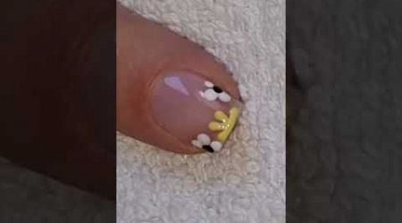 Floral French Manicure | Yellow &amp; White Summer Nail Art | #nails