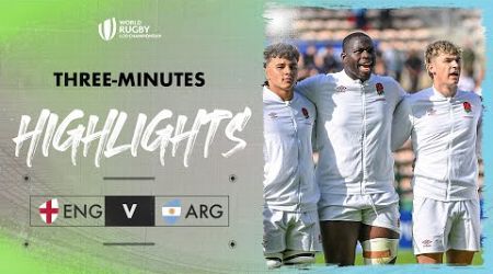 England open in OUTRAGEOUS fashion against Argentina | World Rugby U20 Championship 2024