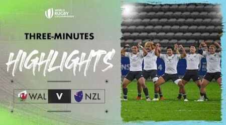 Simply INCREDIBLE | Wales v New Zealand | World Rugby U20 Championship Match Highlights