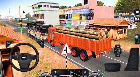 Truck Masters: India Simulator - Driving Through India with Lumber Load to Patiala - Mobile Gameplay