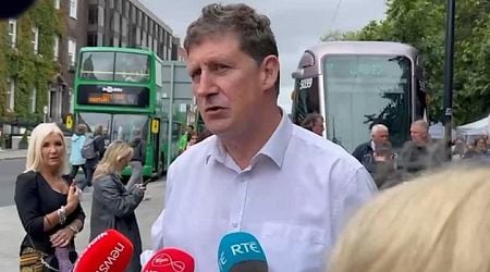 Eamon Ryan says plan to ban cars from Dublin city centre should go ahead despite fears for retail