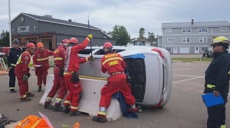 P.E.I. firefighters get tips on removing people from crashed cars from N.S. peers