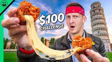 Italy $100 Street Food Challenge!! Italians Really Eat This??