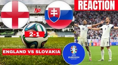 England vs Slovakia 2-1 Live Stream Euro 2024 Football Match Score Commentary Highlights Three Lions